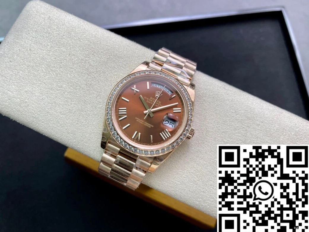 Rolex M228345RBR-0009 EW Gold Date Day Factory Rose 0226